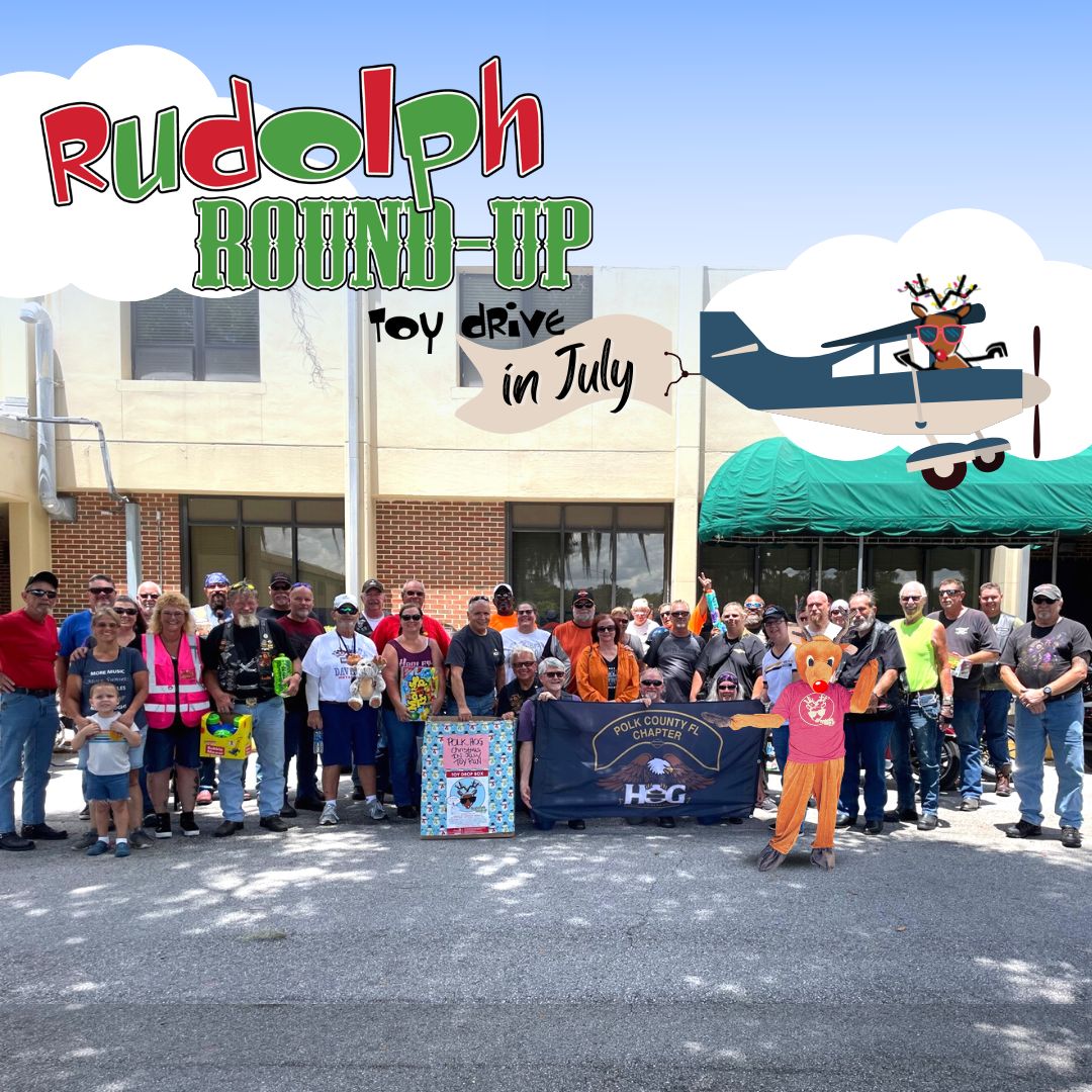 Harley Owners Group - Rudolph in July!