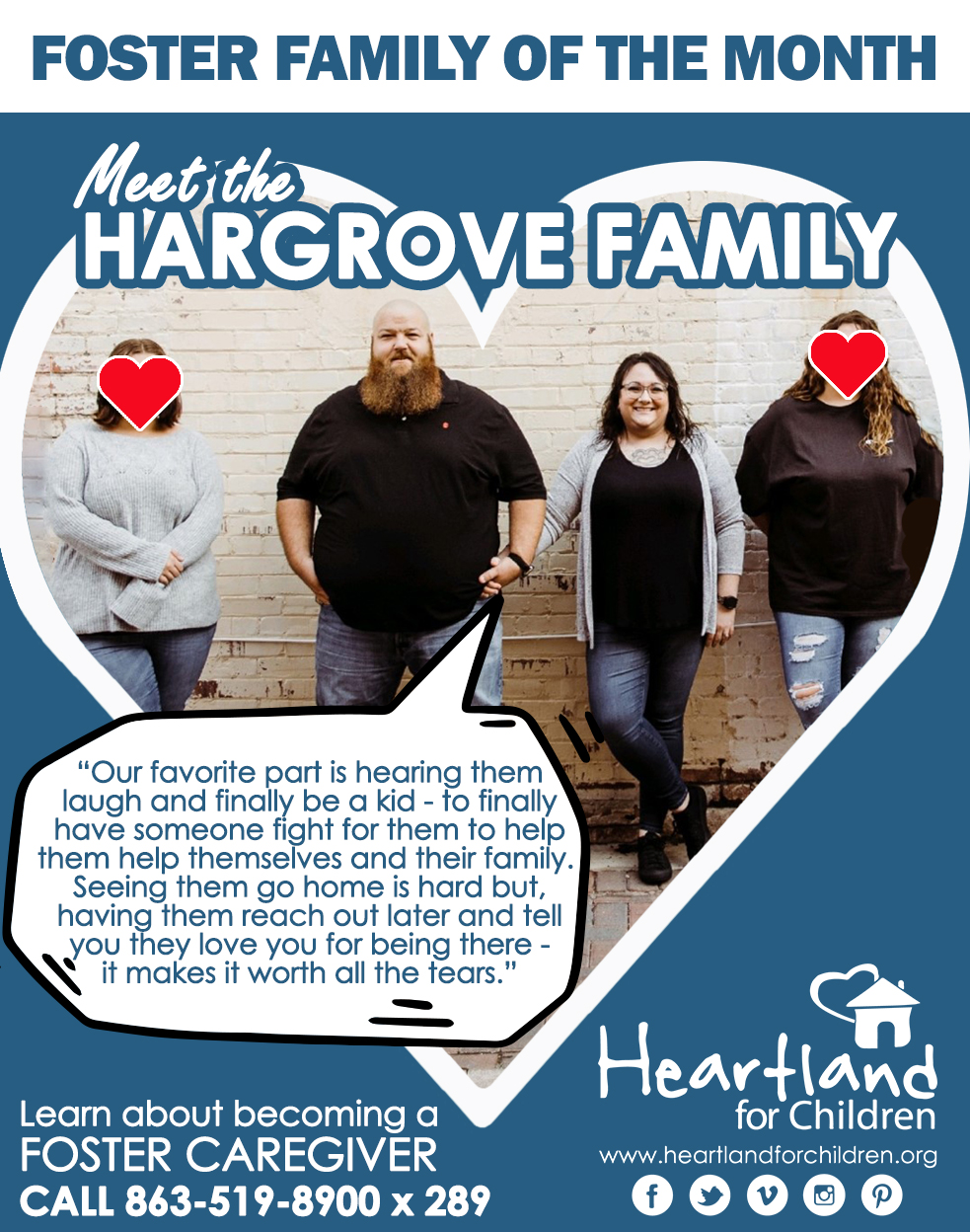 Foster Family of the Month: Hargrove